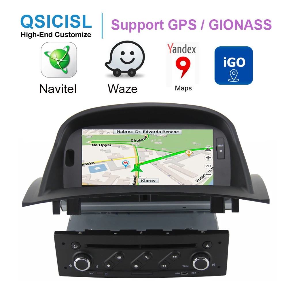 Best Android 9.0 Display 7" car dvd gps player for Renault Megane 2 Fluence 2002-2008 headunit 1din quad core wifi multimedia stereo 2