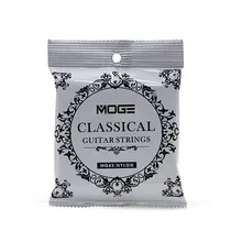 

1 Set MOGE MG43 Classical GR12 Folk GE09 GE10 Electric Guitar Strings Clear String Identification Guitar StringsMetal Silver