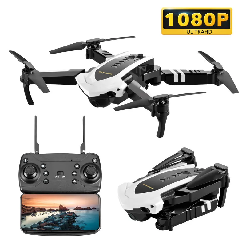 S7 Квадрокоптер Дрон с камерой живое видео WiFi FPV Квадрокоптер с 110 градусов широкоугольный 1080P HD камера складной Дрон RTF
