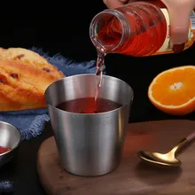 Маленькие аксессуары многофункциональная устойчивая Кухня Бар приправа блюдо чашка для картофеля фри закуска холодный напиток из нержавеющей стали дома