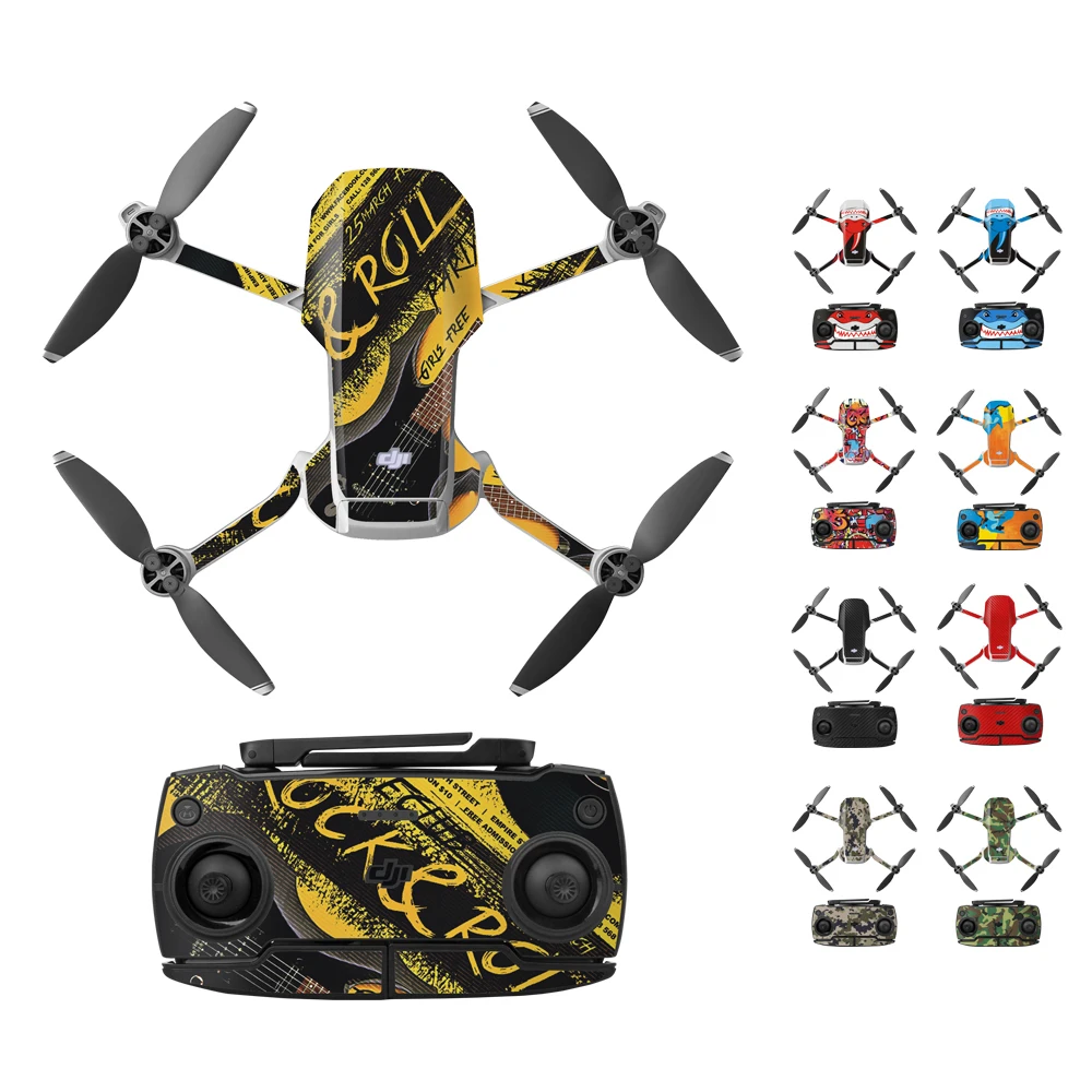 Buy Protective Film PVC Stickers for Mavic Mini Remote Controller Waterproof Scratch-proof Decals Full Cover Skin Accessories