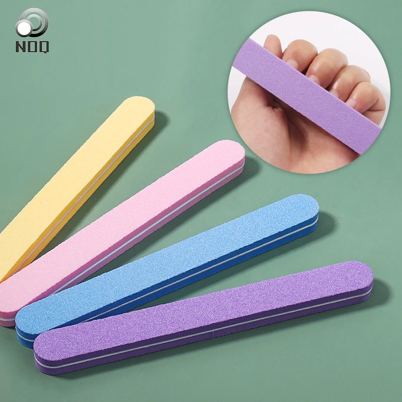 

5pcs Set Nail Files Buffer 100/180 Sponge Sanding Washable Nail Polish Blocks For Manicure Pedicure Nail Accessories Tools