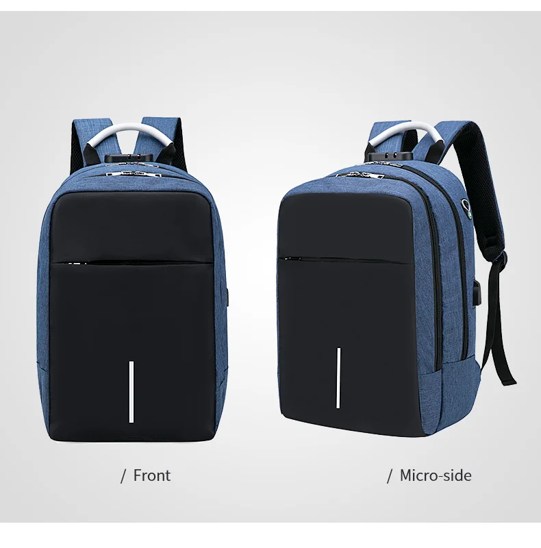 New Backpack For Men Business Anti Theft Multi-function Bag For Laptop 15.6 Inch USB Charging Casual Oxford Cloth Rucksack Man