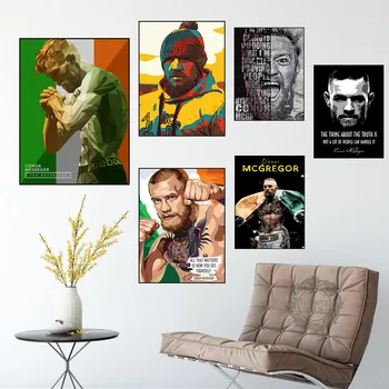

Conor McGregor Boxer Art Poster Canvas Painting Wall Picture Home Decor Posters and Prints