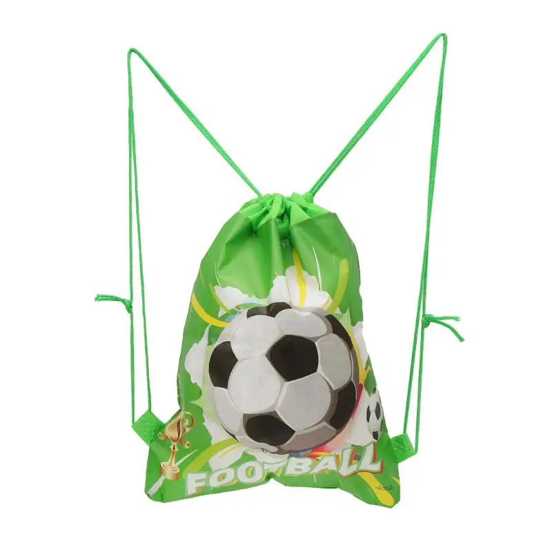 Футбольная сумка для хранения из нетканого материала, сумка на шнурке для спорта на открытом воздухе, рюкзак для спортзала - Цвет: B