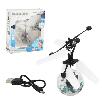 

Induction suspended aircraft USB charging collision proof crash resistant new and unique creative toy UFO hot sale