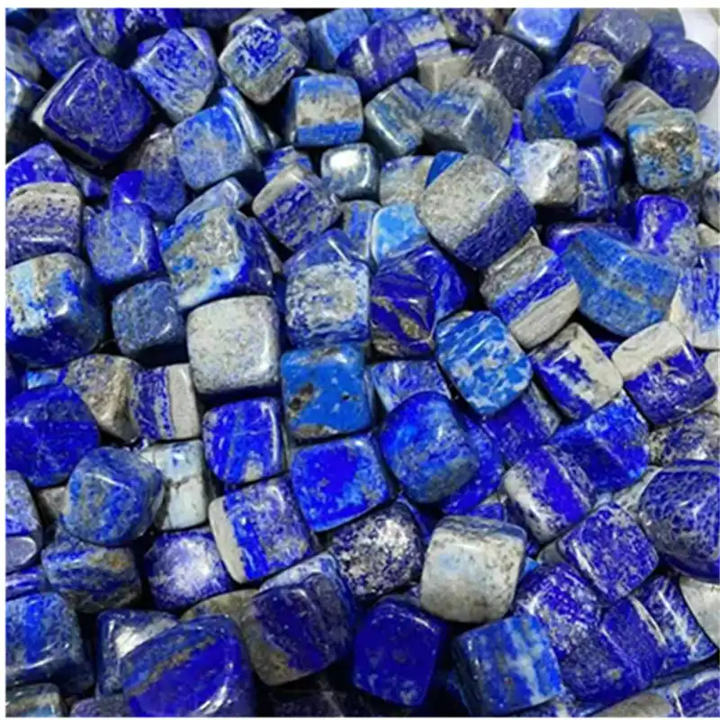 青ラピスラズリキューブ天然石ミネラルクリスタル宝石ヒーリングレイキため家の装飾宝石 石 Aliexpress