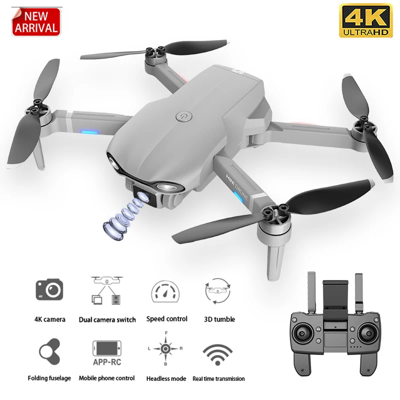 Квадрокоптер XKJ M9968 складной с двойной камерой 4K HD и Wi Fi|Квадрокоптер дистанционным управлением| |