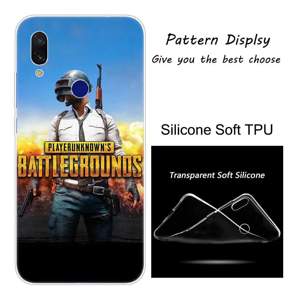 Горячие PUBG игры мягкий силиконовый чехол для Xiaomi Redmi K20 Pro 8 8A 7 7A 6 6A 5 Plus S2 Note 8 iPhone 7 6 Plus 5 iPad Pro 4 4X Модный чехол с принтом" - Цвет: 001