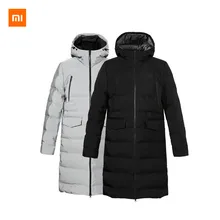 xiaomi mijia Uleemark мужской длинный бесшовный пуховик 90% утиный пух зимняя мужская длинная хлопковая куртка умный дом