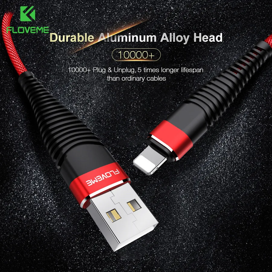 USB кабель FLOVEME для iPhone X Xs Max Xr 7 8 Plus 6s 6 5s кабель для быстрой зарядки кабель для зарядного устройства кабель для мобильного телефона Usb кабель для передачи данных Шнур