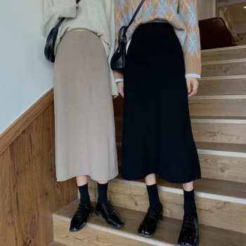 

Women Skirt Female Midi Long Elegant Skirt Empire A-line Pleated Skirt