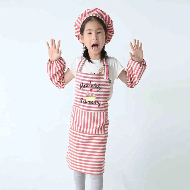  Children's advertising apron painting art gallery kindergarten painting printing handmade class bak - 4000207254601