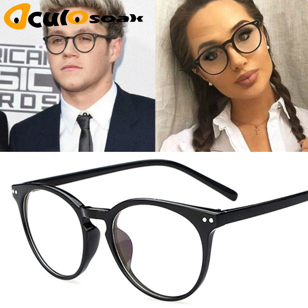 Новая мода ретро мужские очки оправа простые женские очки oculos de grau masculino