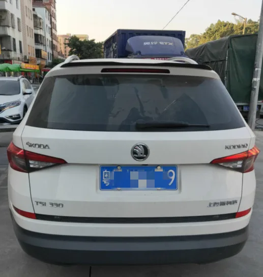 Спойлер для VW SKODA kodiaq, заднее стекло, спойлер на крышу, крыло белого и черного цвета или грунтовка, спойлер с до