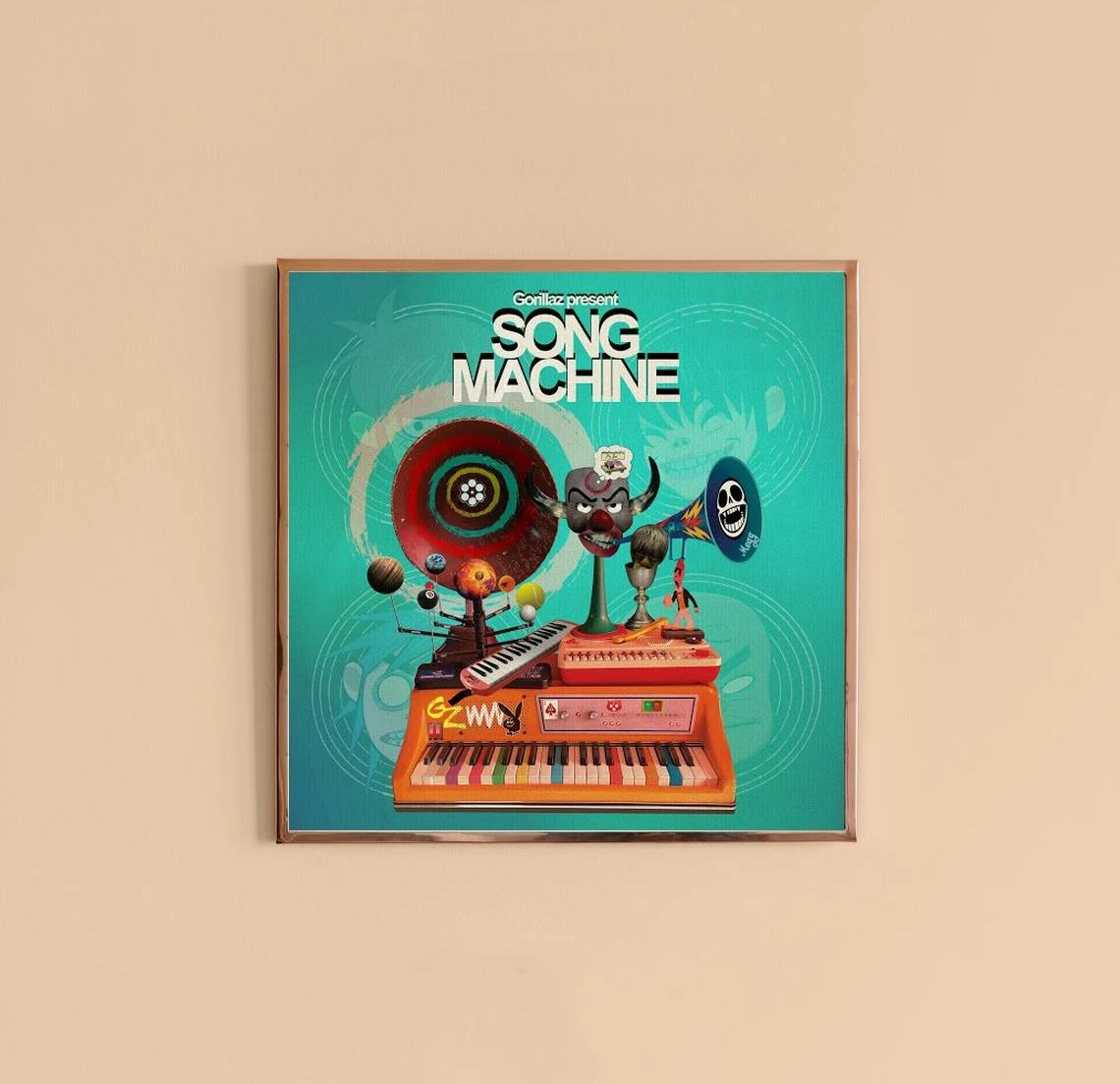 Gorillaz - Song Machine, Stagione One - Deluxe Lp Music Album Cover Poster Canvas Print