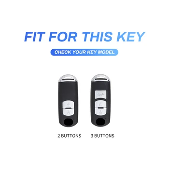 Metal Car Smart Key Case Cover Holder Shell Fob For Mazda 2 3 5 6 CX-3 CX-5 CX-7 CX-9 Speed Miata MX-5 Axela Atenza Accessories 1 Metal Car Smart Key Case Cover Holder Shell Fob For Mazda 2 3 5 6 CX-3 CX-5 CX-7 CX-9 Speed Miata MX-5 Axela Atenza Accessories - Metal Car Smart Key Case Cover Holder Shell Fob For Mazda 2 3 5 6