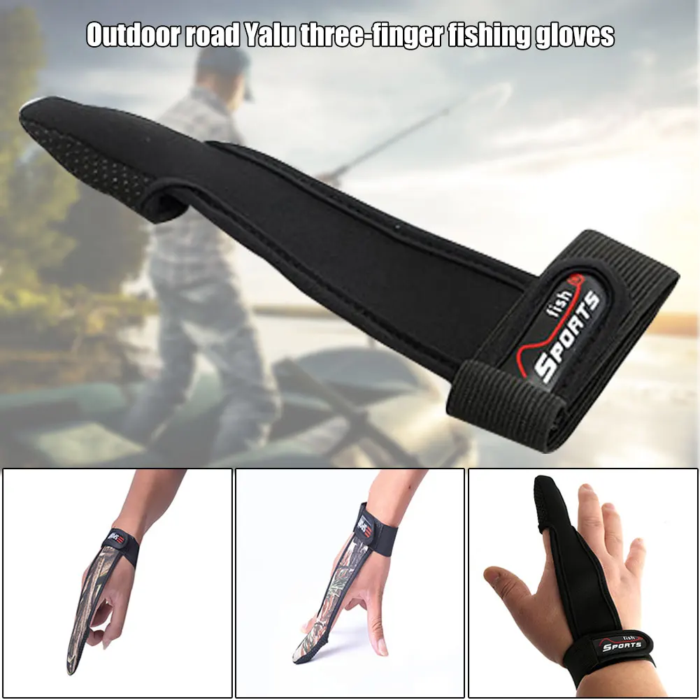 Fishing Gloves Single Finger Protector Non-Slip for Outdoor Fishing