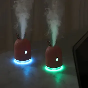 

household Air-Humidifier Air Purifying Mist Maker Timing With Intelligent Touch Fog Quantity with LED Night Lamp