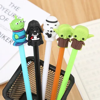 

Star Wars Gel Pen 0.5mm Novelty Cute Pens Cute Stationery Student Kawaii Pen Writing Cartoon Gel Pens Kawaii School Supplies