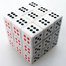 Maru Dice 3x3x3 волшебный скоростной куб головоломка 3,0 см снижение давления Белый 3x3 cubo magico профессиональная развивающая игрушка для детей