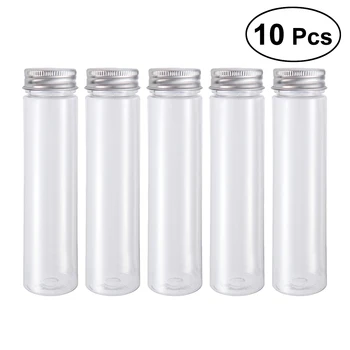 

Plastic Test Tubes with Screw Caps for Scientific Experiments Liquid Powder Storage Transparent Test Tube With Cap Bottles