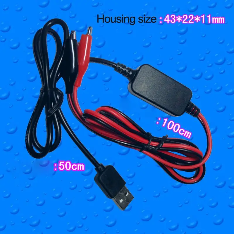 H8WA 2x AA AAA Battery Eliminator USB 5V to 3V Step-down Cable Voltage Converter Line