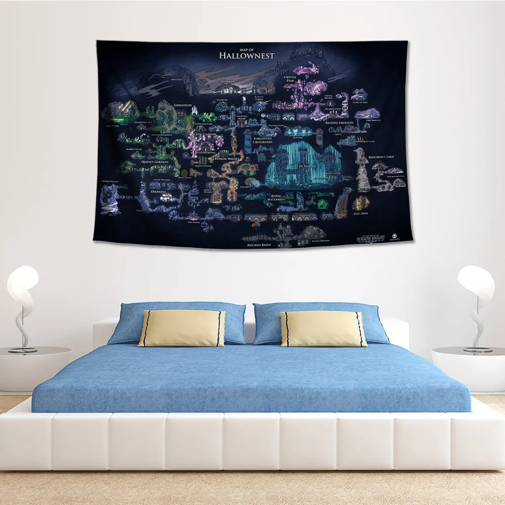 Игровой полый рыцарь плакат гобелен искусство детской спальни|Рисование и