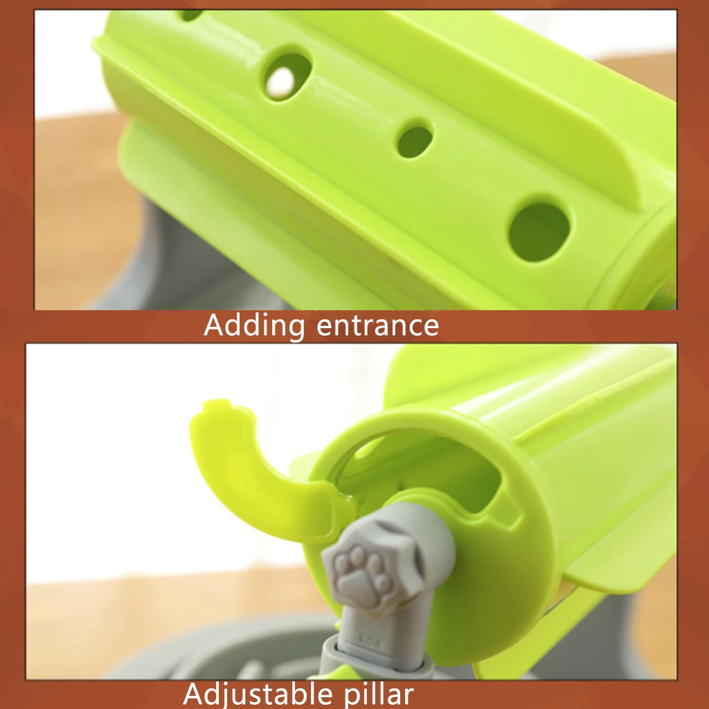 Adjustable Pet Food Feeder Toy Dog Cat Pet Water Dispenser Slow Food Feeder Bowl Snack Dog 3