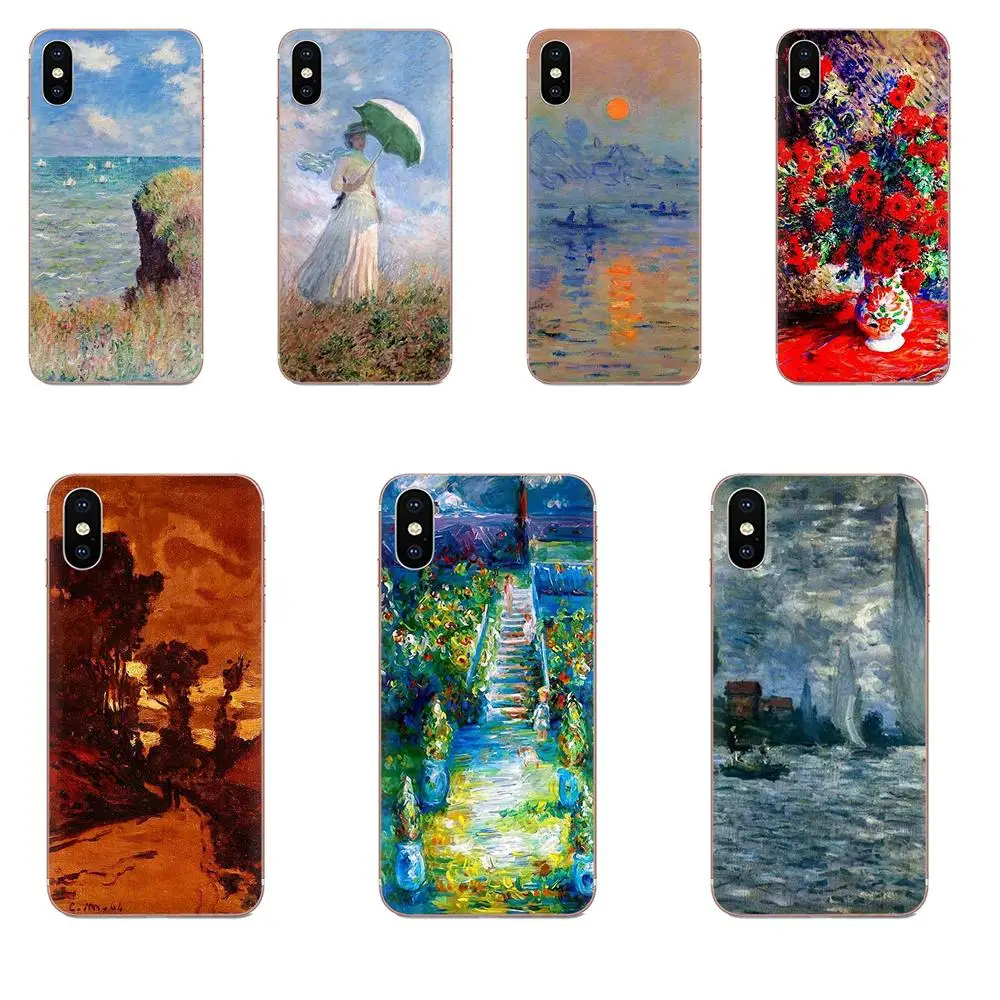 Back Cases Shockproof Claude Monet Painting For Xiaomi Redmi Mi 4 7A 9T K20 CC9 CC9e Note 7 9 Y3 SE Pro Prime Go Play | Мобильные