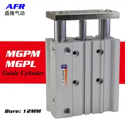 SMC Тип MGPM12-40Z MGPM12-50Z тонкий цилиндр с стержень три оси три бар пневматические компоненты 12 мм диаметр MGPL12-40Z MGPL12-50Z