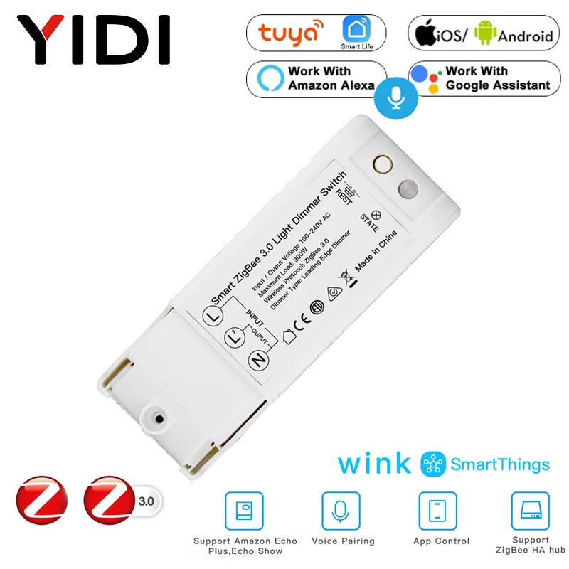 Diy Zigbee Smart Home Automation Dimmer Switch Remote Control Work With Echo Plus Alexa