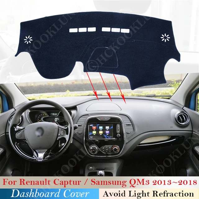 Pour Renault Captur 2013~2018 Samsung Qm3 Anti-dérapant Mat