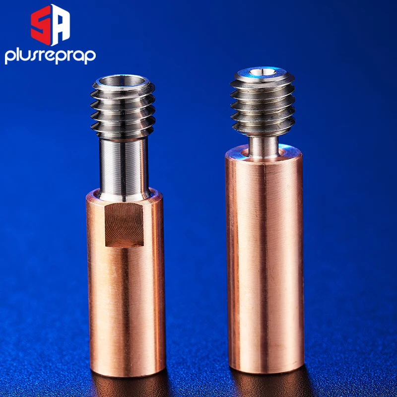 All-metal nf Cr10 Cr10-tcrazy Bi-metal Heatbreak Titânio Cobre Garganta para Cr10 Cr10s Hotend Ender Ender 3d Printe