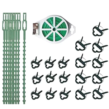 

Plant Clip,Garden Tying Wire,Garden Ties for Climbing Plants,Garden Plant Clips Vines Flower Clips