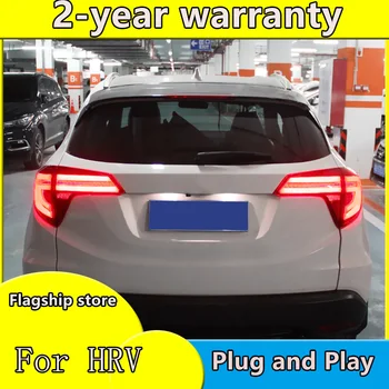 

Car Styling Dynamic Turn Signal Tail Lights For Honda HRV HR-V 2015 2016 Taillight LED Tail Light Rear Lamp Drive+Brake+Signal