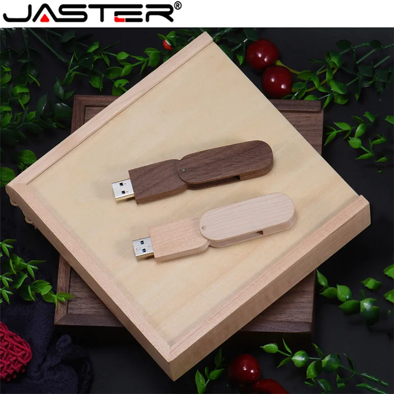 JASTER фотоальбом под заказ коробка 170*170*35 мм USB 2,0 4 ГБ 8 ГБ 16 ГБ 64 ГБ 32 ГБ флеш-накопитель на шарнире деревянный USB флеш-накопитель