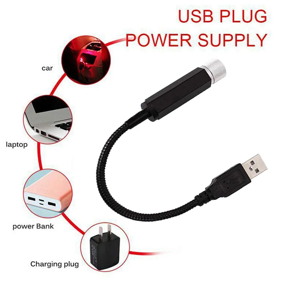 USB гаджет автоматическое украшение ночник Galaxy внутренняя лампа мини