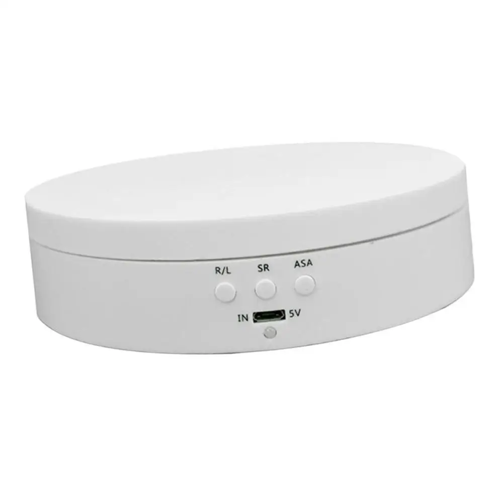  3 Speeds Electric Rotating Turntable Display Stand for Jewelry cosmeticsBattery/USB Powered - 2 Col