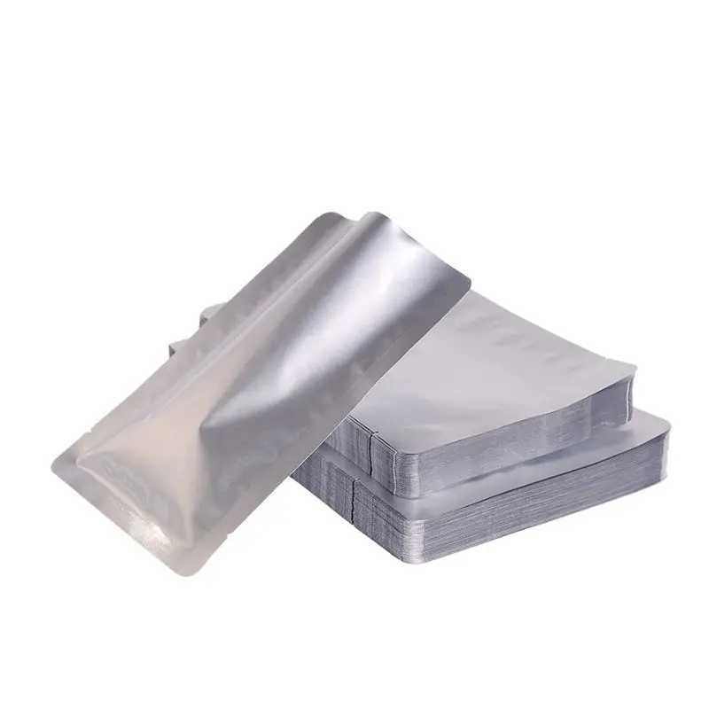 

100Pcs/bag Pure Aluminum Foil Bag High Temperature Resistant Cooking Vacuum Bag Food Braised Chicken Packaging Bag Tea Mask Bag