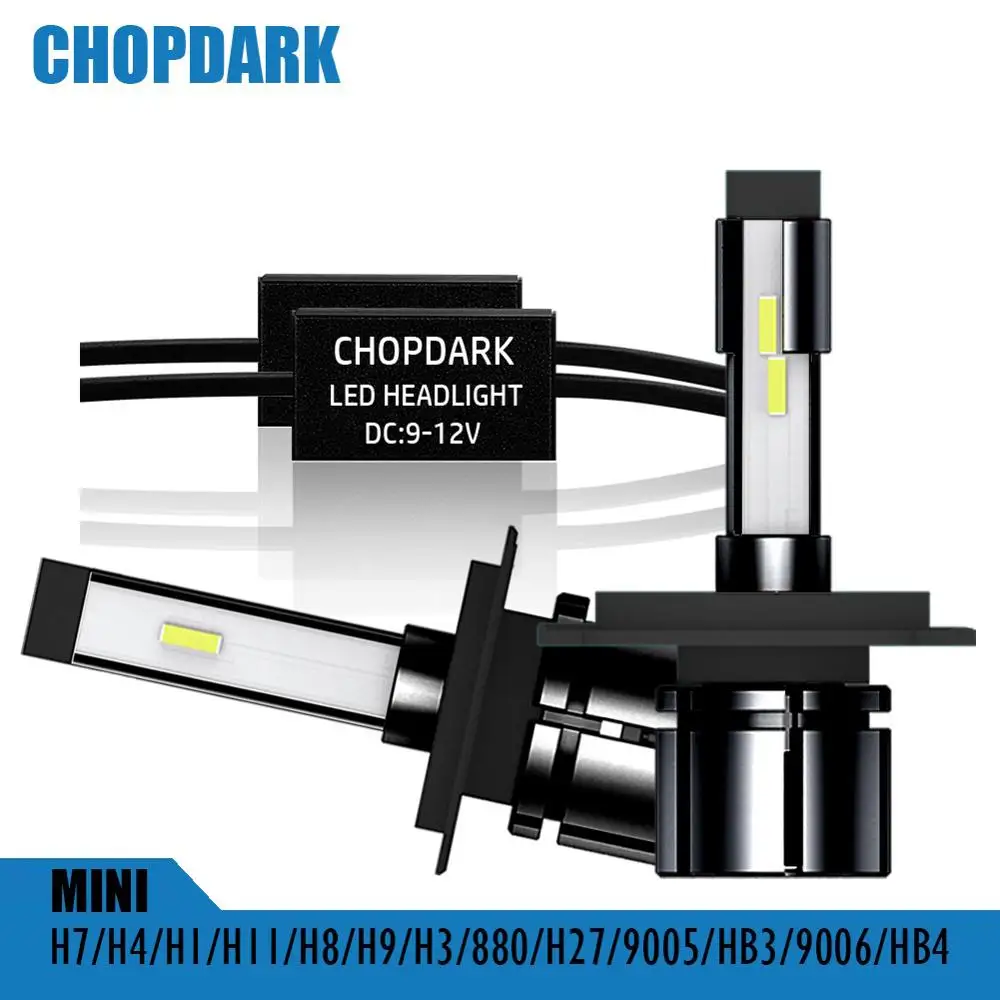 

Car LED Headlight Bulbs Fog light with Fan Mini Size 12000LM 50W 6000K 12V h4 h7 h1 h3 h8 h11 880 h27 9005 9006 9012 hb3 hb4