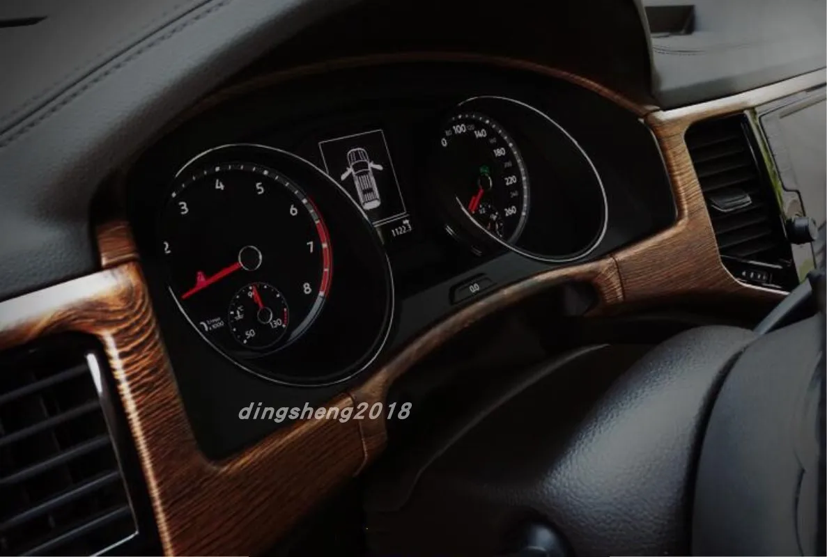 Car modification Car accessories Wood grain Car interior decoration of the Trim FoVWTeramont Atlas