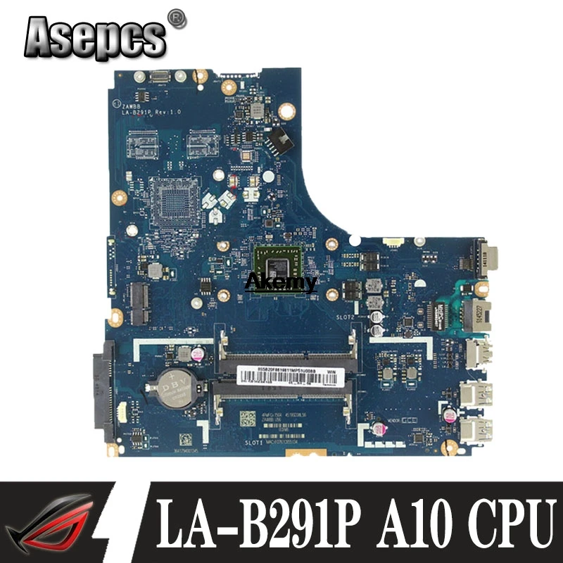 

Free Shipping Brand New !!! ZAWBA/BB LA-B291P motherboard For Lenovo B50-45 Laptop motherboard ( For AMD A8 CPU ) Test OK