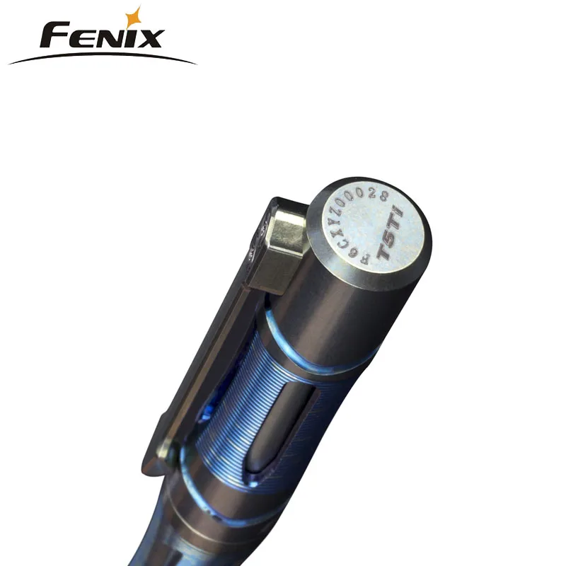 Новинка Fenix T5Ti титановая тактическая ручка Schmidt P950M Halberd Strike Bezel Pen