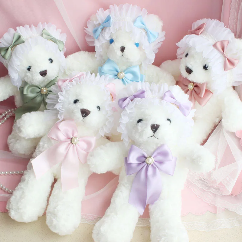 2019 Мода Kawaii девушки милый медведь мягкая плюшевая кукла сумка лолита животное на