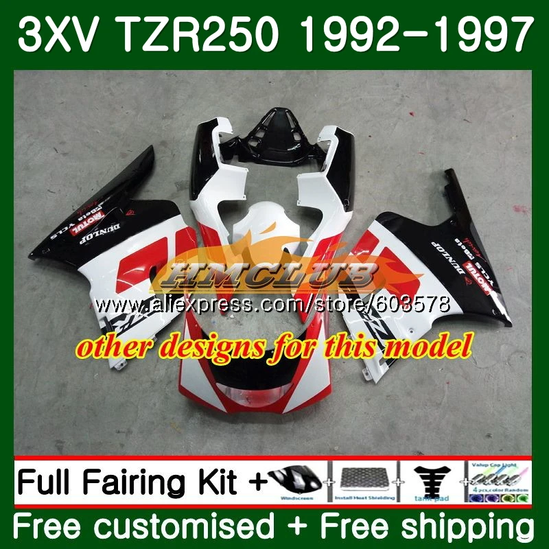 3XV для YAMAHA TZR-250 TZR250 1992 1993 1994 1995 1996 1997 Белый Фиолетовый 122CL. 20 TZR250RR RR ТЗР 250 92 93 94 95 96 97 обтекатель