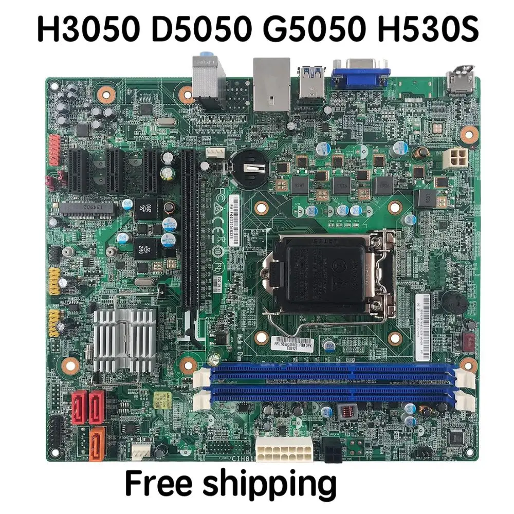 

For Lenovo H3050 D5050 G5050 H530S Motherboard H81H3-LM CIH81M Mainboard 100%tested fully work