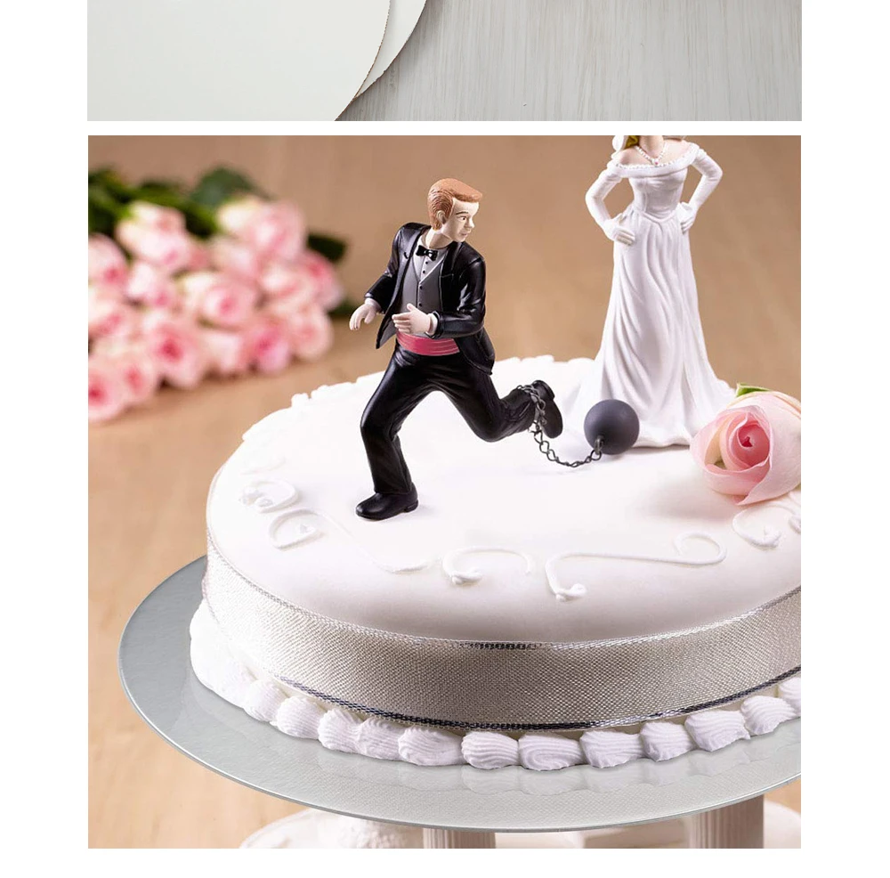 Diy 6/8/10 Inch Cake Board White Cake Base Board Cakes Circles/Cardboard Rounds Cakes Drum Boards 6/18Pcs      058