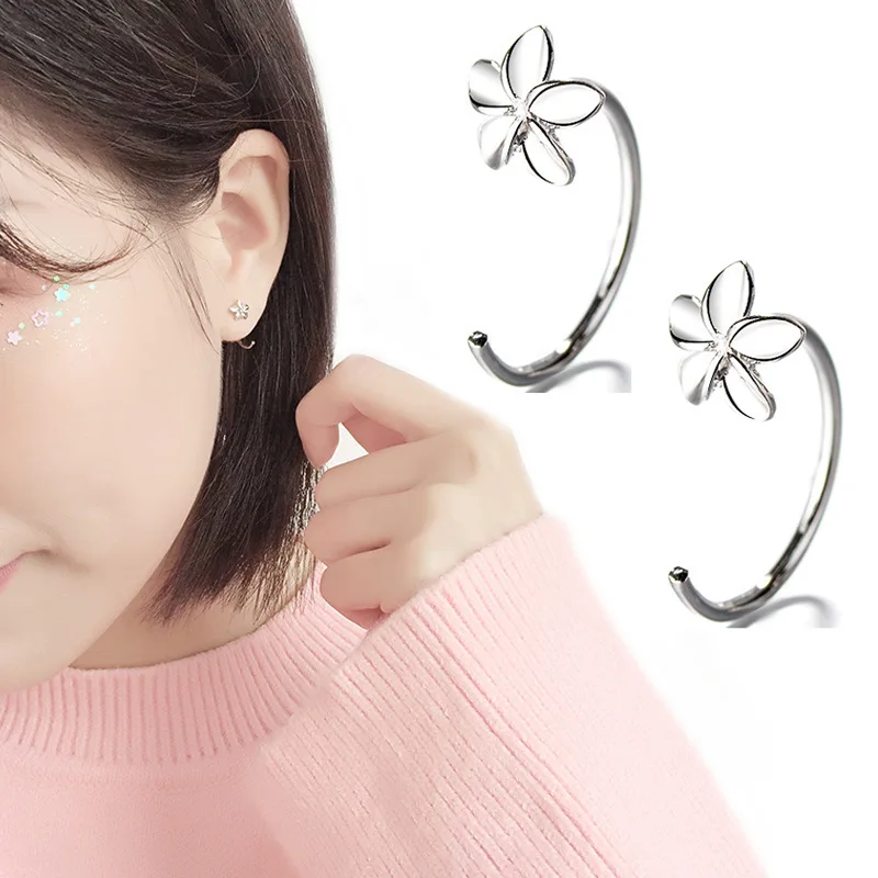 

Korea Temperament Egg Small Fresh Mori Flower Ear Hook Exceed Immortal Sweet Concise Ins Mini- Student Earring jewelry