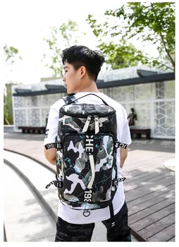 

Wet And Dry Separation Shoulder Bag Unisex High Capacity College Backpack Men Multifunction Fitness Travel Bags Mochila DF477